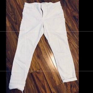 Joes Jeans white skinny ankle